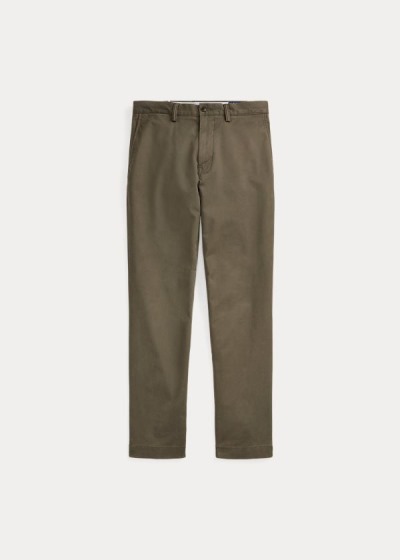 Pantalones Chinos Polo Ralph Lauren Hombre Verde Oliva - Stretch Straight Fit - XNYCD7401